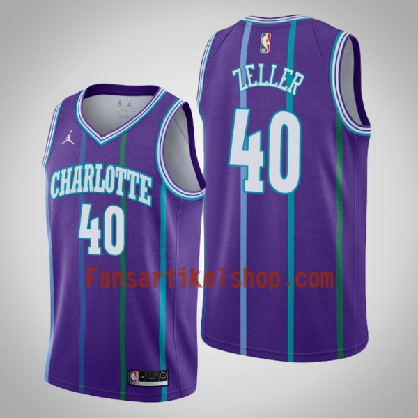 NBA Charlotte Hornets Trikot Cody Zeller 40 Jordan Brand 2019-2020 Hardwood Classics Swingman - Herren NBA Charlotte Hornets Trikot Cody Zeller 40 Jordan Brand 2019-2020 Hardwood Classics Swingman - Herren